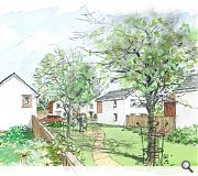 Mainstream and retirement housing will be provided alongside a visitor centre and activity area