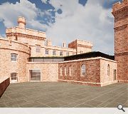  A repurposing of the castle has been made possible by relocation of the courts 