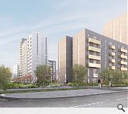 Commercial units will be introduced around the newly formed Anderston Square