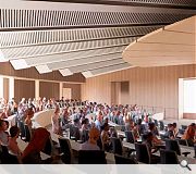 A 250-seat lecture theatre is included in the plans