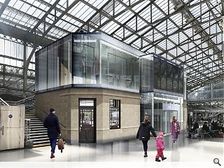 Glass pod signifies £8m Aberdeen Station chrysalis