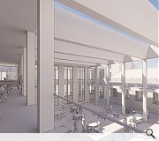 A new atrium will conjoin existing campus properties