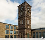 An Italianate clock tower is all that remains of an historic Stornoway school, demolished in 1975 and since rebuilt