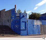 Only the shell of the cinema remains following a 1996 fire