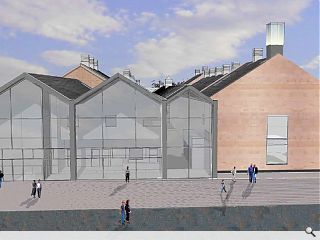 Johnstone town hall works commence on site