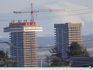 Demolition platform raised on Glasgow’s joint tallest tower block