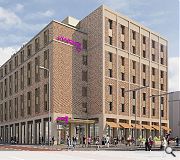 A 262-room Moxy hotel will anchor the phase one development