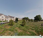 A 3-metre-wide pedestrian path will connect the development to the village