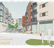 A public square will form the heart of the revitalised precinct