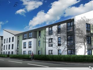 Clydebank affordable housing project moves on site