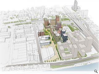 Glasgow grid punches west in a towering residential vision