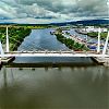 Renfrew Bridge stretches its wings