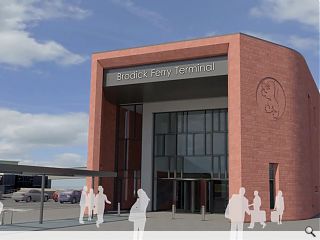 One year to go for Brodick ferry terminal redevelopment 