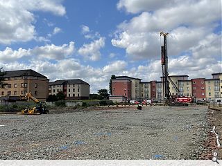 Piling rig signals delivery of 126 energy-efficient homes