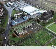 The development sits at the foot of Berwick Law, a scheduled ancient monument