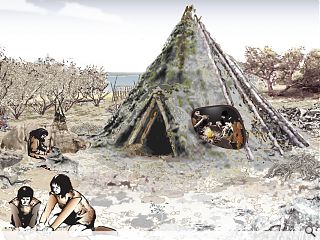 Mesolithic house unearthed by the River Forth