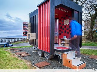 Strathclyde student's trailer pavilion completes nationwide tour