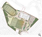 The campus will include extensive sports facilities