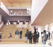 Two additional floors of exhibition space will be created as a result of the work