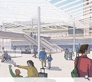 Shifting the main concourse to street level will free up platforms to accommodate future growth