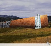 The elongated distillery is positioned to maximise views of the Firth of Clyde