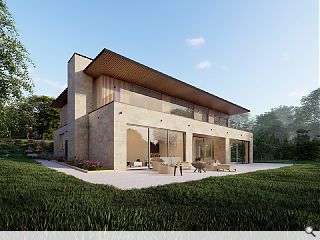 Sedum roof to blend a Lasswade home into its green belt surroundings