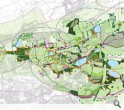 Seven Lochs Wetland Park straddles the Glasgow City and North Lanarkshire Council boundary