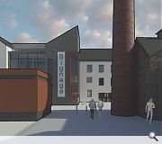 A service yard is to be transformed into a cycle and pedestrian friendly forecourt