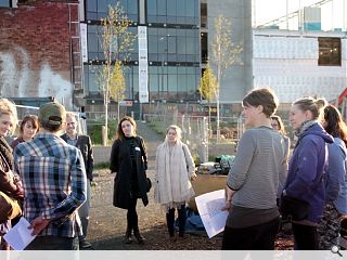 Community led design and build project gets underway at Fountainbridge