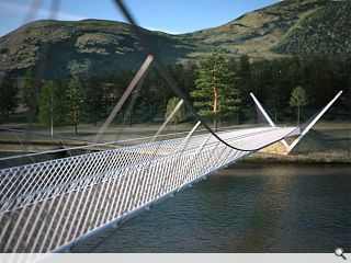 River Dee suspension bridge to create new Cairngorm gateway