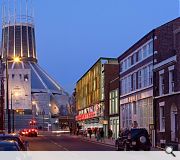 The Hope Street facade will incorporate an artwork composed of full size portraits of local people