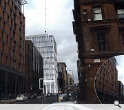 The 'obsolete' blue glass office block is a copy of a a copy of a block on Lower Thames Street, London