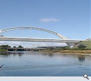 Plans for a bow arch crossing of the River Dee were dropped in favour of a viaduct