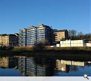 A six storey flatted block will complete the new estate