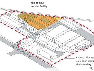 National Museums Scotland commission Granton archive expansion