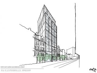 Residential tower to plug Sauchiehall Street void