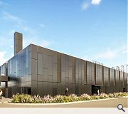 The facility will be finished in a mix of metalcladding and curtain walling