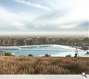 The quarry surrounds will be landscaped to form a new country park