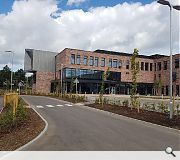 The campus isfinished in a unified palette of brick and zinc