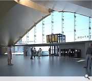 An arched concourse will echo the great Victorian train sheds