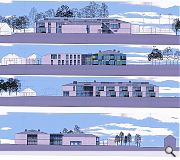 The new build will be two storeys in height and hidden by a landscaped buffer to respect the surrounding residential neighbourhood