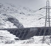 Unfortunate power lines detract from many installations, as here at Ben Cruachan