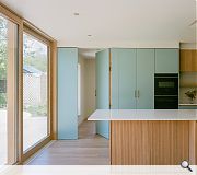 An open plan kitchen now serves as the seat of family life