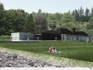 Forestry Commission move on site with Kirroughtree visitor centre