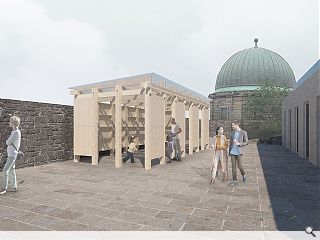 Outdoor learning space to augment Calton Hill art gallery