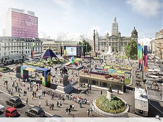 George Square to serve as Glasgow 2018 hub