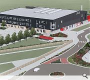 The new school forms part of a larger 'education campus'