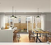 An elevated kitchen/diner is at the heart of the three-storey concept