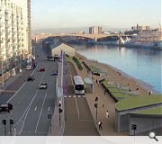 Fastlink would shuttle passengers east and west along Glasgow's revitalised river corridor