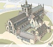 paisley Abbey was founded as a Cluniac Monastery in 1163